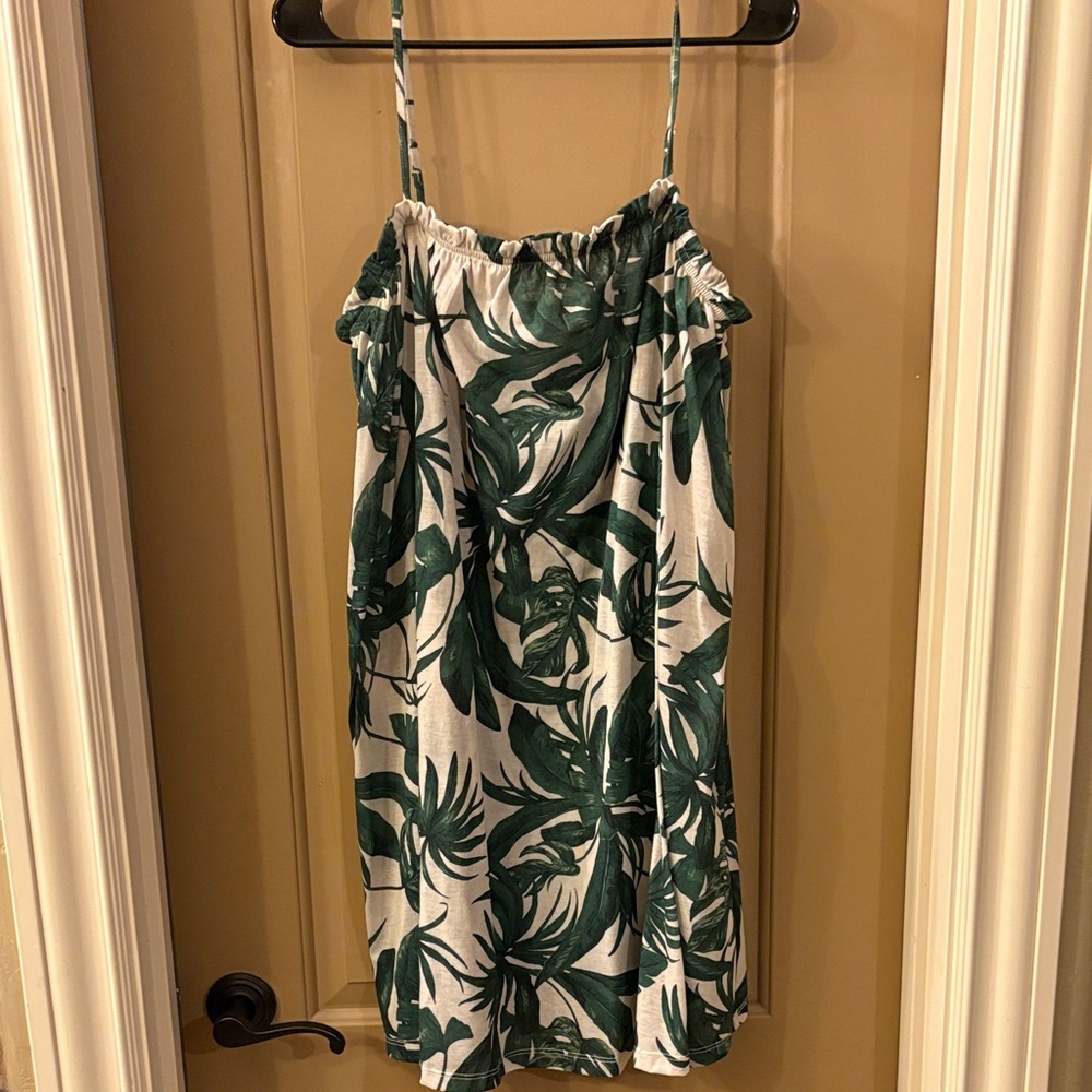 H&M Leaf Print Dress